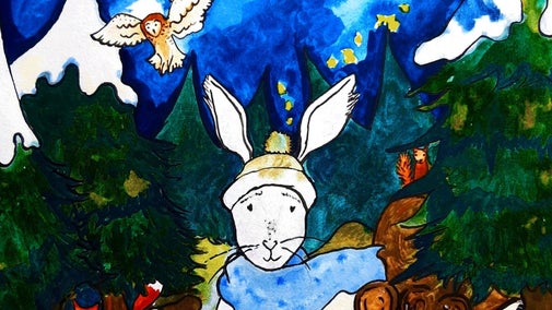 The Snow Hare in Winter